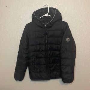 Abercrombie Kids Puffer Coat Boys Size 13/14 Black